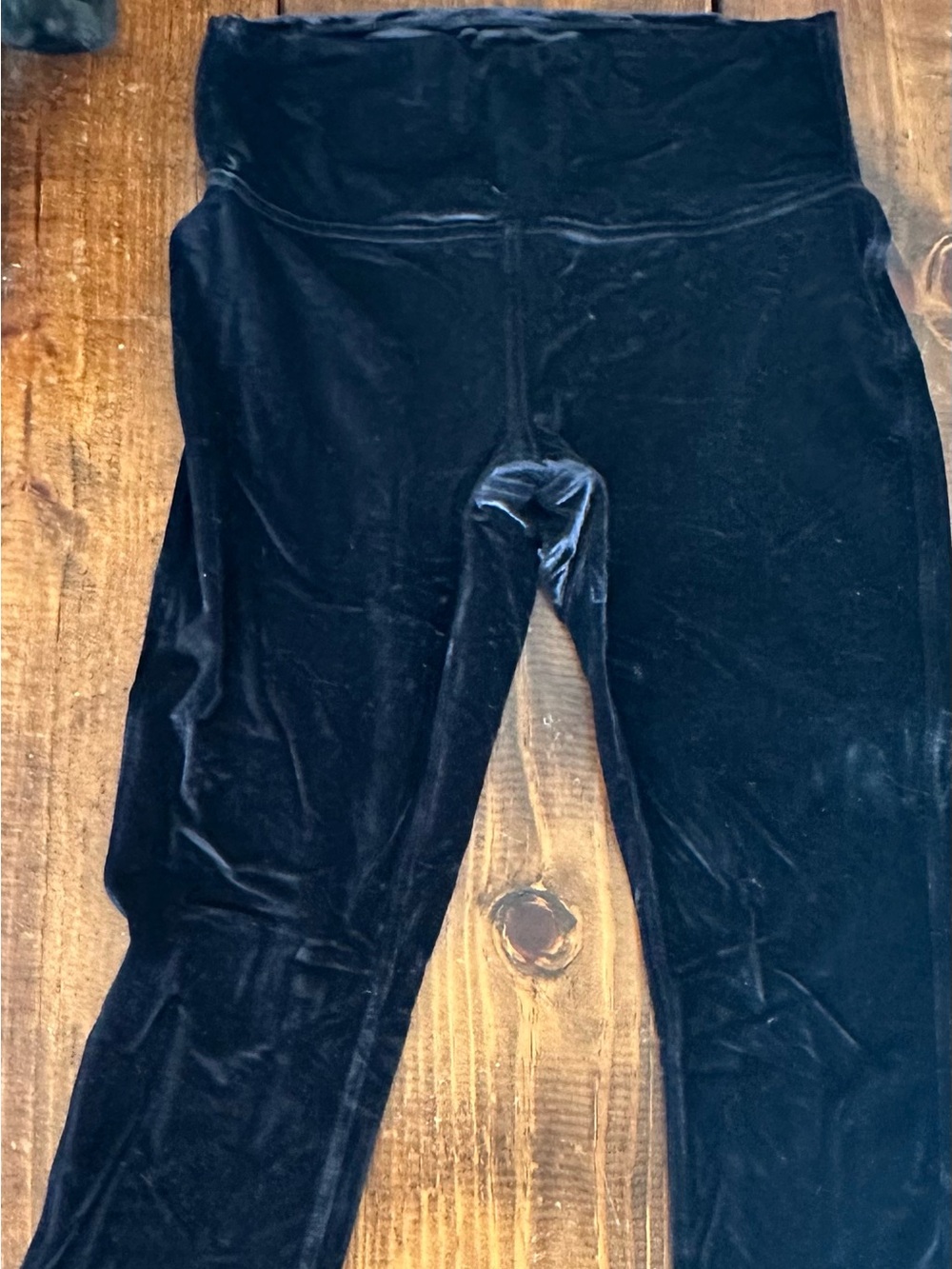 lululemon athletica Black Velvet High-Waist Leggings